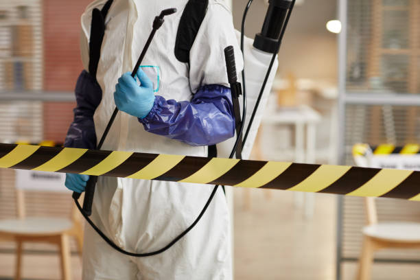 Professional Biohazard technician working in Brunsville, IA